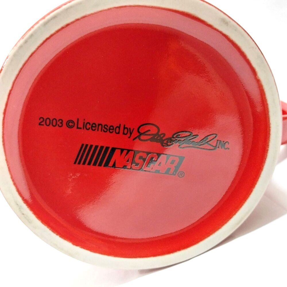 Dale Earnhardt Jr #8 Coffee Cup (NICE) Red Signature NASCAR Licensed 2002 #N100 - Picture 6 of 7